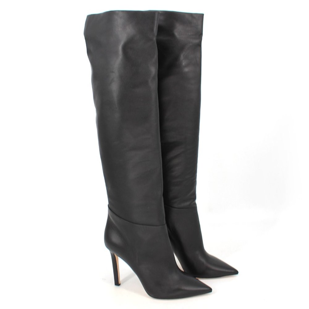 NEW Tamara Mellon Icon 105 Nappa Leather Knee High Heeled Boots Point Toe 41 - Picture 3 of 9